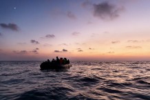 Rescue of 28 shipwrecked people by the EMERGENCY's SAR Life Support vessel in international waters of the Maltese SAR zone.