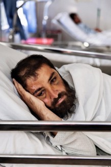 EMERGENCY'S Surgical Centre for War Victims. Nesar Ahmad, 33 years old, victim of the earthquake. Kabul, Afghanistan, 2022